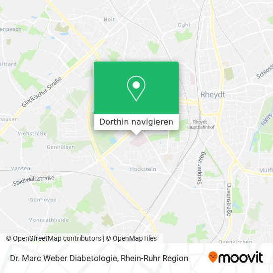 Dr. Marc Weber Diabetologie Karte
