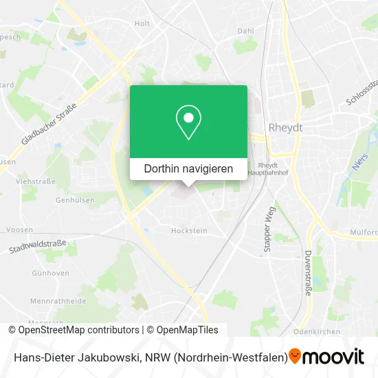 Hans-Dieter Jakubowski Karte