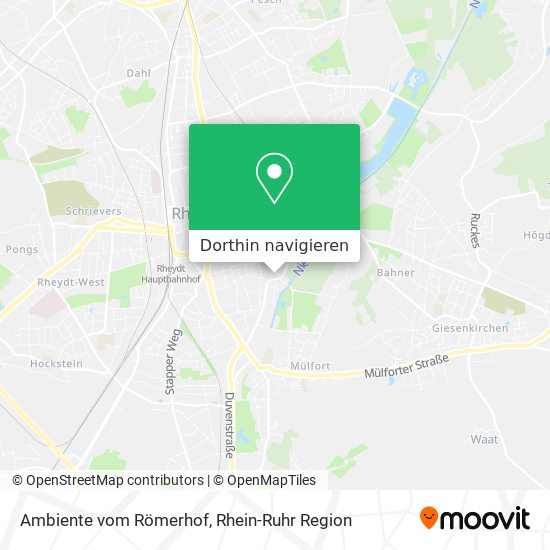 Ambiente vom Römerhof Karte