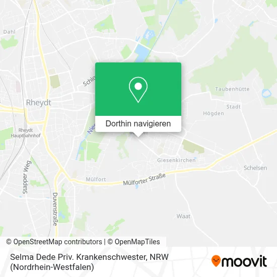 Selma Dede Priv. Krankenschwester Karte