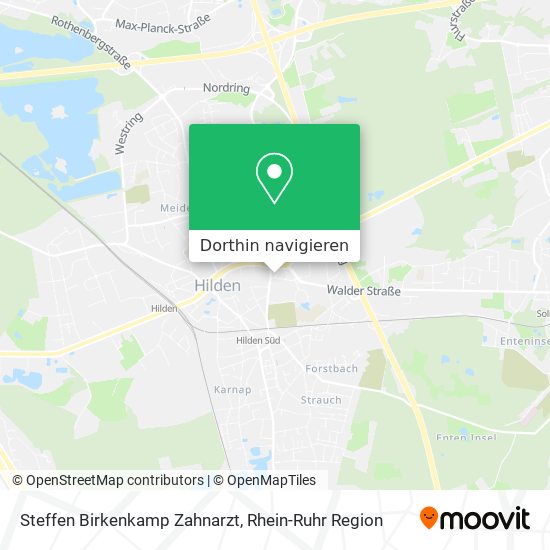 Steffen Birkenkamp Zahnarzt Karte