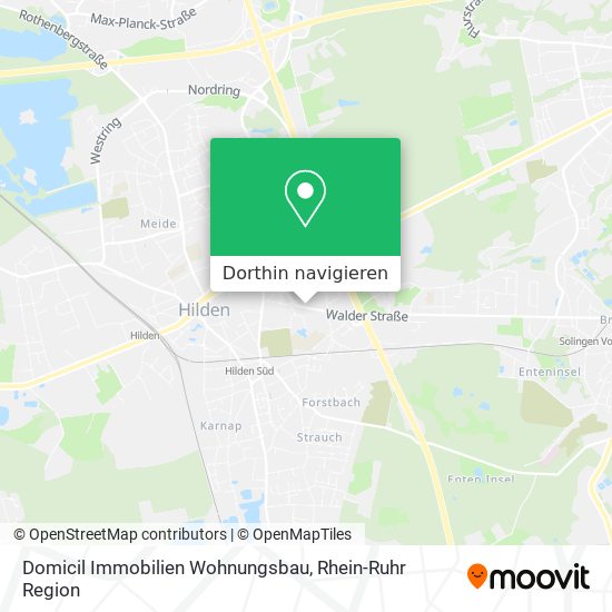 Domicil Immobilien Wohnungsbau Karte