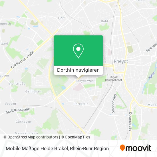 Mobile Maßage Heide Brakel Karte
