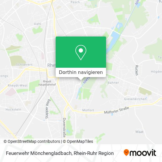 Feuerwehr Mönchengladbach Karte