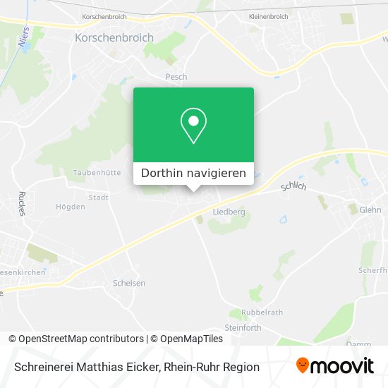 Schreinerei Matthias Eicker Karte