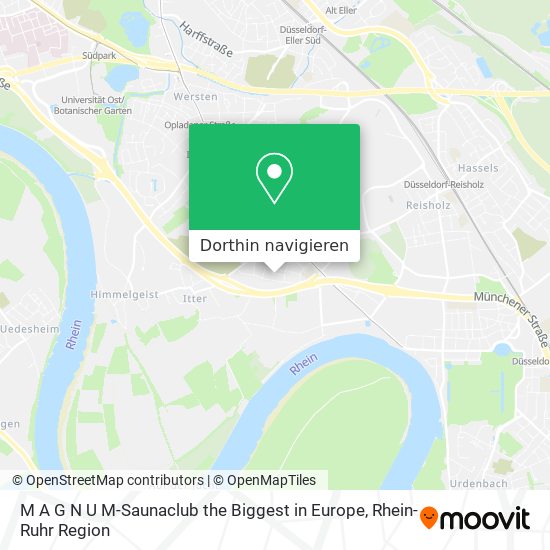 M A G N U M-Saunaclub the Biggest in Europe Karte