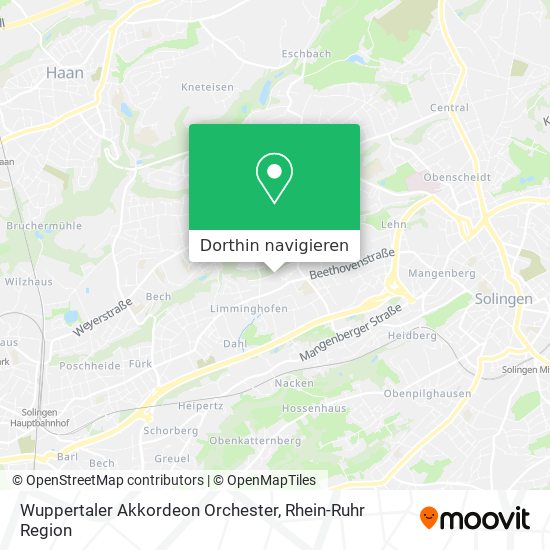 Wuppertaler Akkordeon Orchester Karte