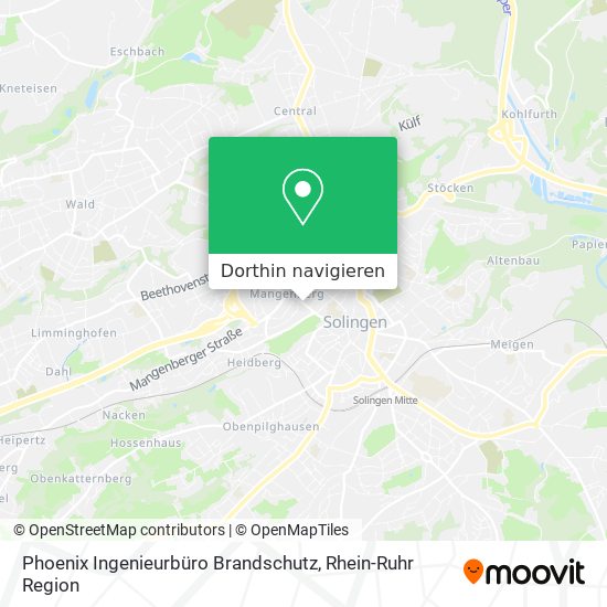 Phoenix Ingenieurbüro Brandschutz Karte