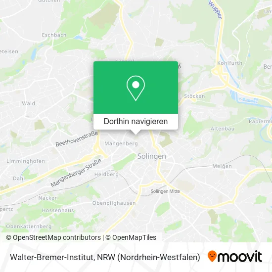 Walter-Bremer-Institut Karte
