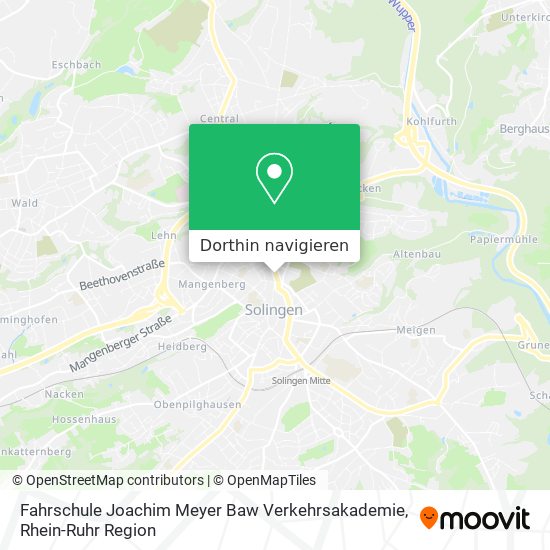 Fahrschule Joachim Meyer Baw Verkehrsakademie Karte