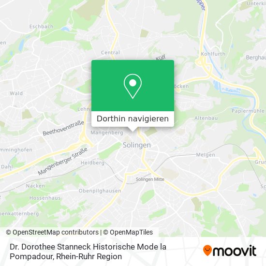 Dr. Dorothee Stanneck Historische Mode la Pompadour Karte