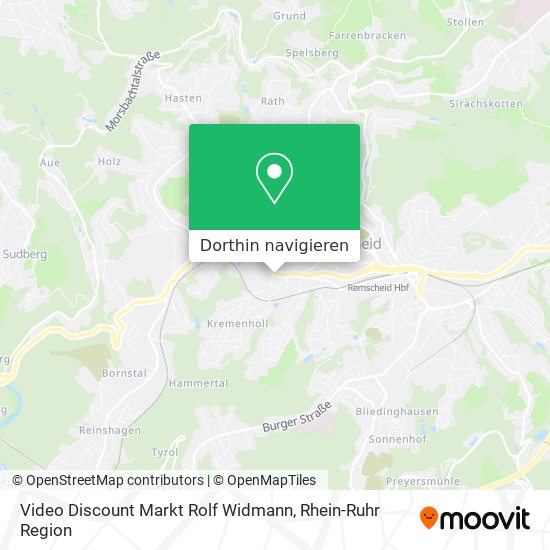 Video Discount Markt Rolf Widmann Karte