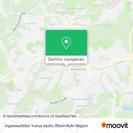 Ingenieurbüro Yunus Aydin Karte