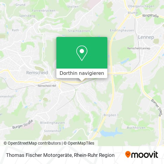 Thomas Fischer Motorgeräte Karte