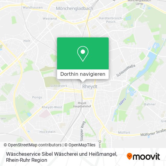 Wäscheservice Sibel Wäscherei und Heißmangel Karte