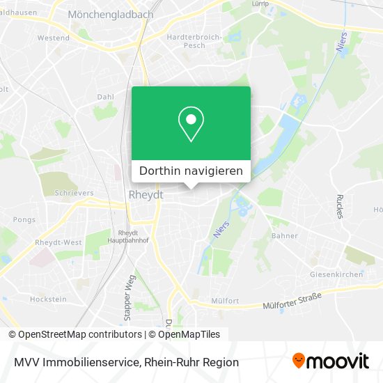 MVV Immobilienservice Karte