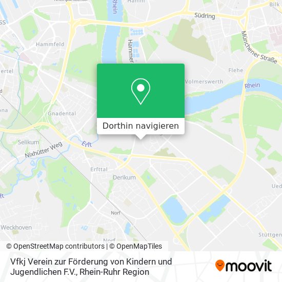 Vfkj Verein zur Förderung von Kindern und Jugendlichen F.V. Karte