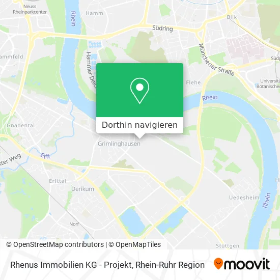 Rhenus Immobilien KG - Projekt Karte