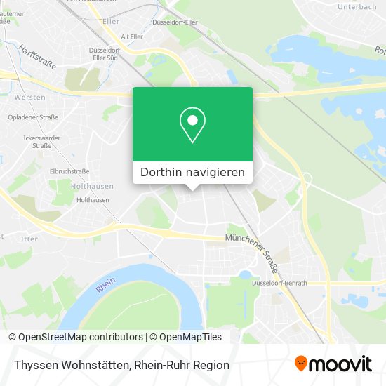 Thyssen Wohnstätten Karte