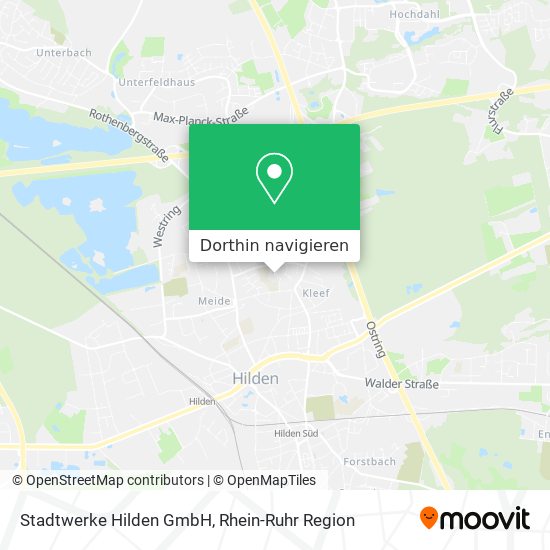 Stadtwerke Hilden GmbH Karte