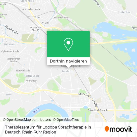 Therapiezentum für Logopa Sprachtherapie in Deutsch Karte