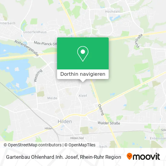 Gartenbau Ohlenhard Inh. Josef Karte