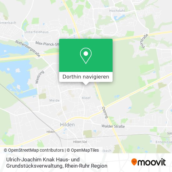 Ulrich-Joachim Knak Haus- und Grundstücksverwaltung Karte