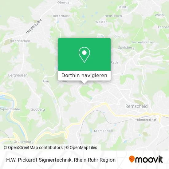 H.W. Pickardt Signiertechnik Karte