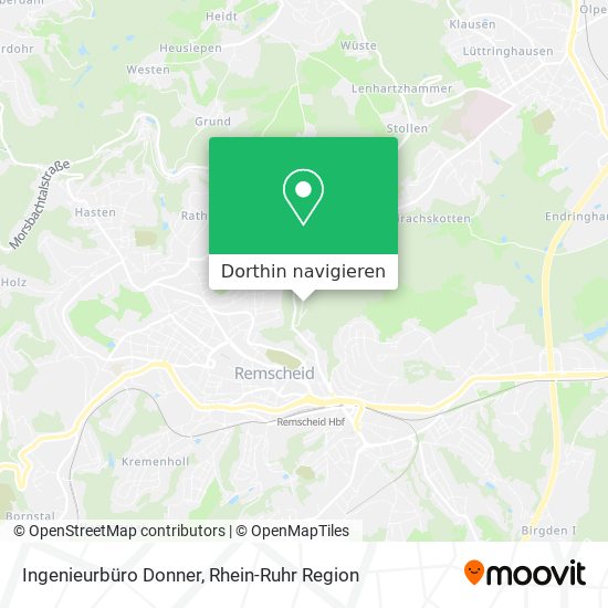 Ingenieurbüro Donner Karte