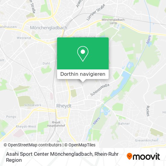Asahi Sport Center Mönchengladbach Karte