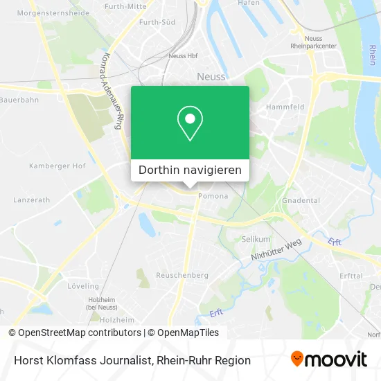 Horst Klomfass Journalist Karte