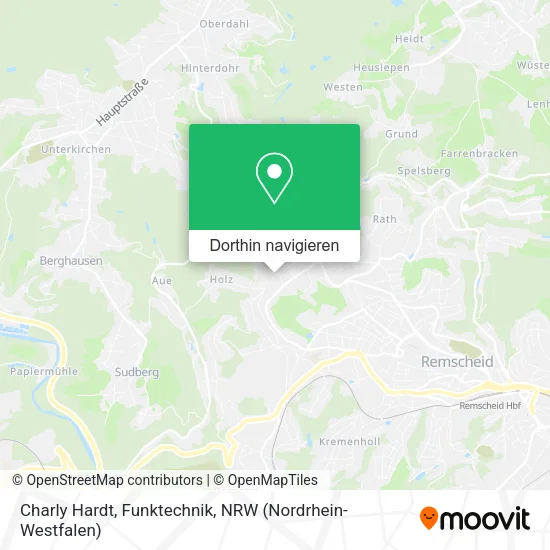 Charly Hardt, Funktechnik Karte