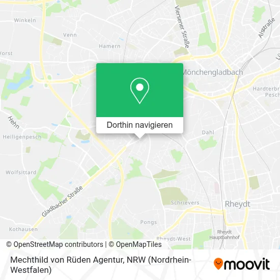 Mechthild von Rüden Agentur Karte