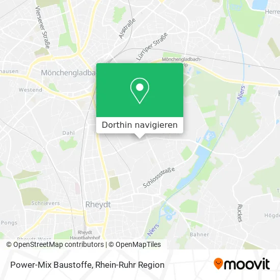 Power-Mix Baustoffe Karte