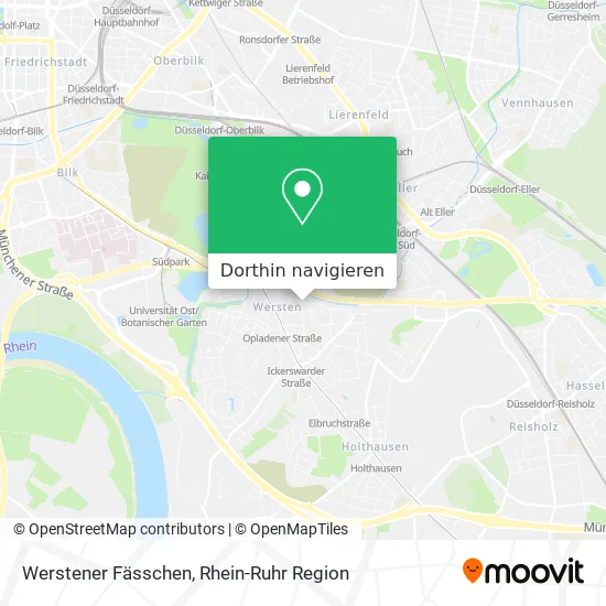 Werstener Fässchen Karte