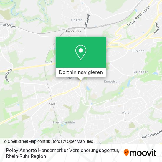 Poley Annette Hansemerkur Versicherungsagentur Karte