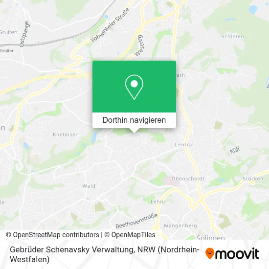 Gebrüder Schenavsky Verwaltung Karte