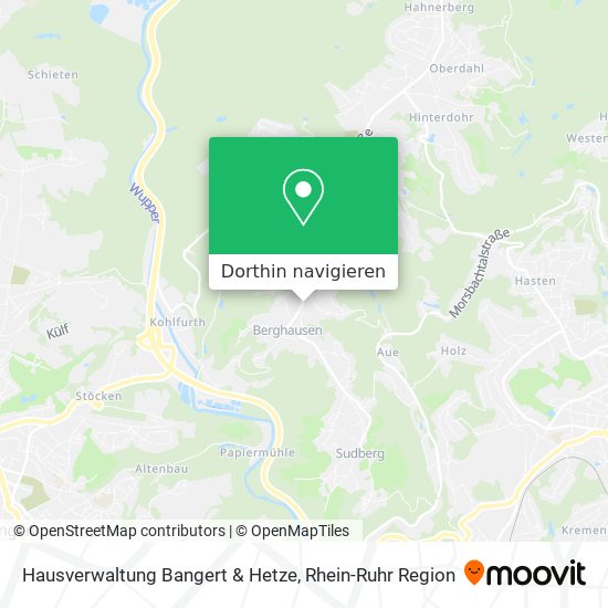 Hausverwaltung Bangert & Hetze Karte