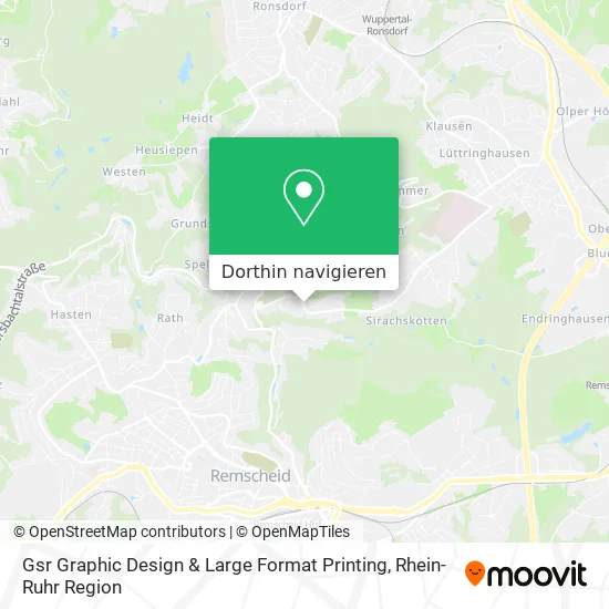 Gsr Graphic Design & Large Format Printing Karte