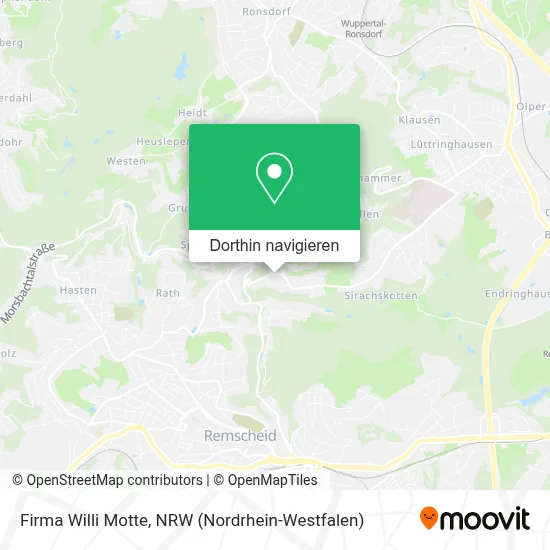 Firma Willi Motte Karte