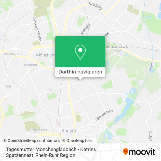 Tagesmutter Mönchengladbach - Katrins Spatzennest Karte