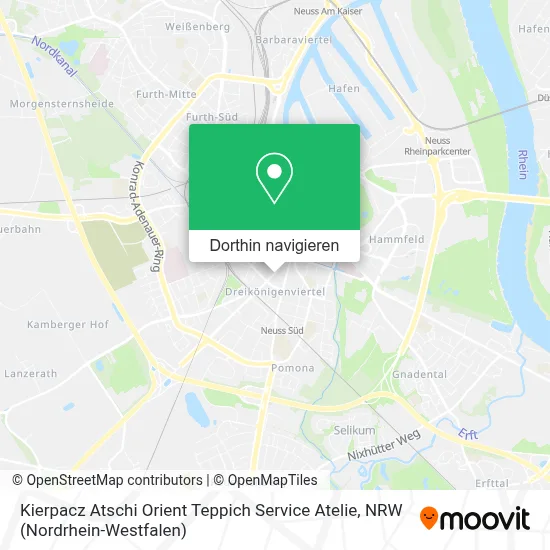 Kierpacz Atschi Orient Teppich Service Atelie Karte