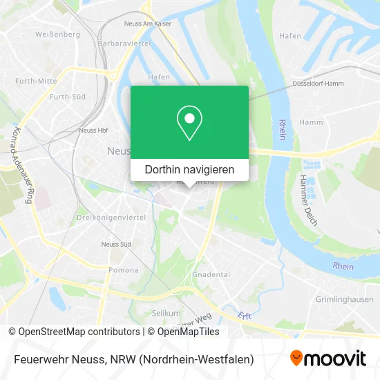 Feuerwehr Neuss Karte