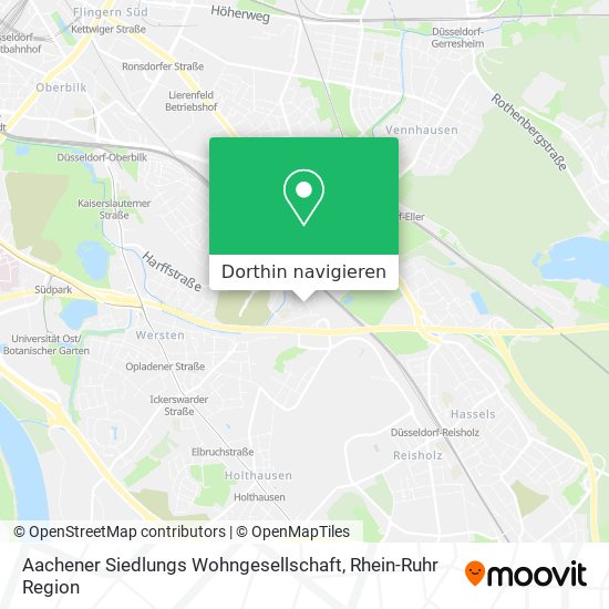 Aachener Siedlungs Wohngesellschaft Karte