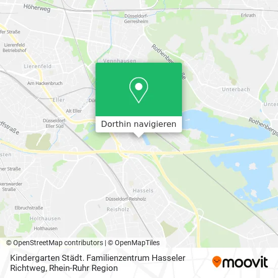 Kindergarten Städt. Familienzentrum Hasseler Richtweg Karte