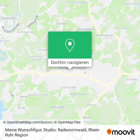 Meine Wunschfigur, Studio: Radevormwald Karte