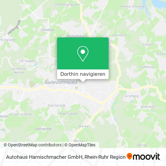 Autohaus Harnischmacher GmbH Karte