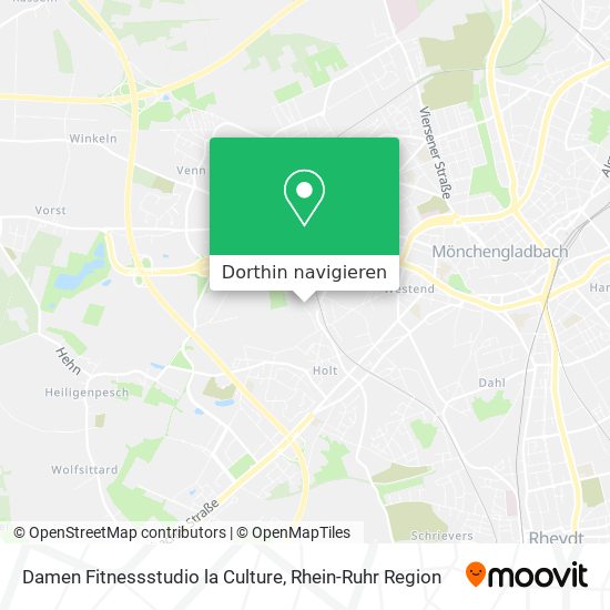 Damen Fitnessstudio la Culture Karte