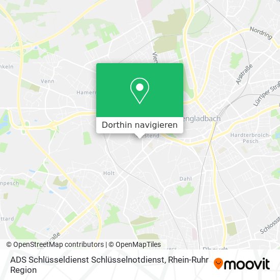 ADS Schlüsseldienst Schlüsselnotdienst Karte