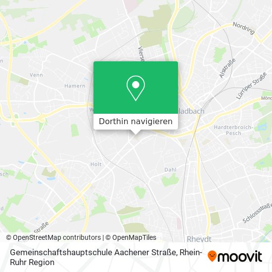 Gemeinschaftshauptschule Aachener Straße Karte